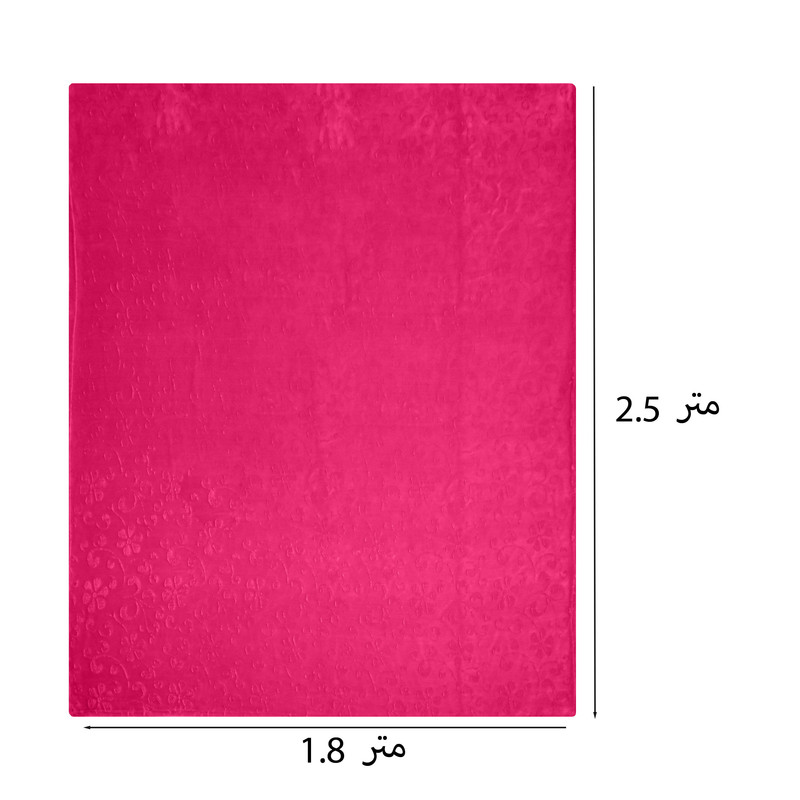 پتو گلبافت مدل فلورا کد 35066 سایز 250x180 سانتی متر