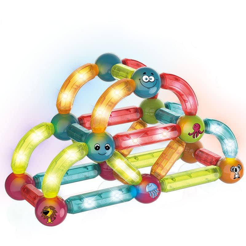 ساختنی مدل Light Magnetic Sticks Blocks کد 8906