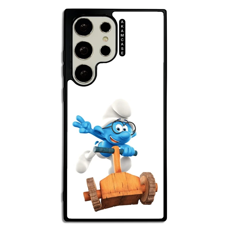 کاور آکام مدل AMC-WSGS23U-SMURFS-17 مناسب برای گوشی موبایل سامسونگ Galaxy S23 Ultra