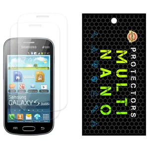 Multi Nano X-S2N Model Transparent Screen Protector Suitable For Samsung Galaxy S Duos 2 Mobile Phone Pack Of 2