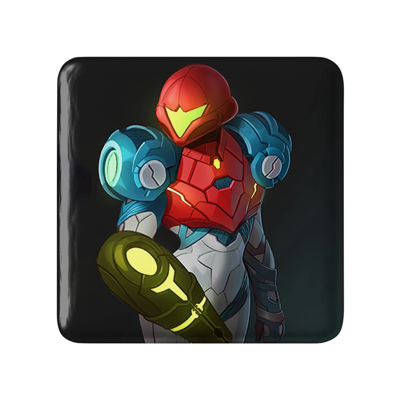 پیکسل خندالو طرح بازی متروید (Metroid) مدل مربعی کد 35623