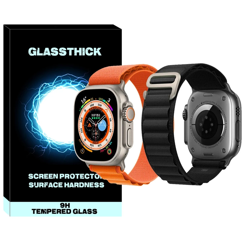 بند گلستیک مدل Alpine Various Color مناسب برای اپل واچ 42 / 44 / 45 / 49 میلی متر مجموعه دو عددی