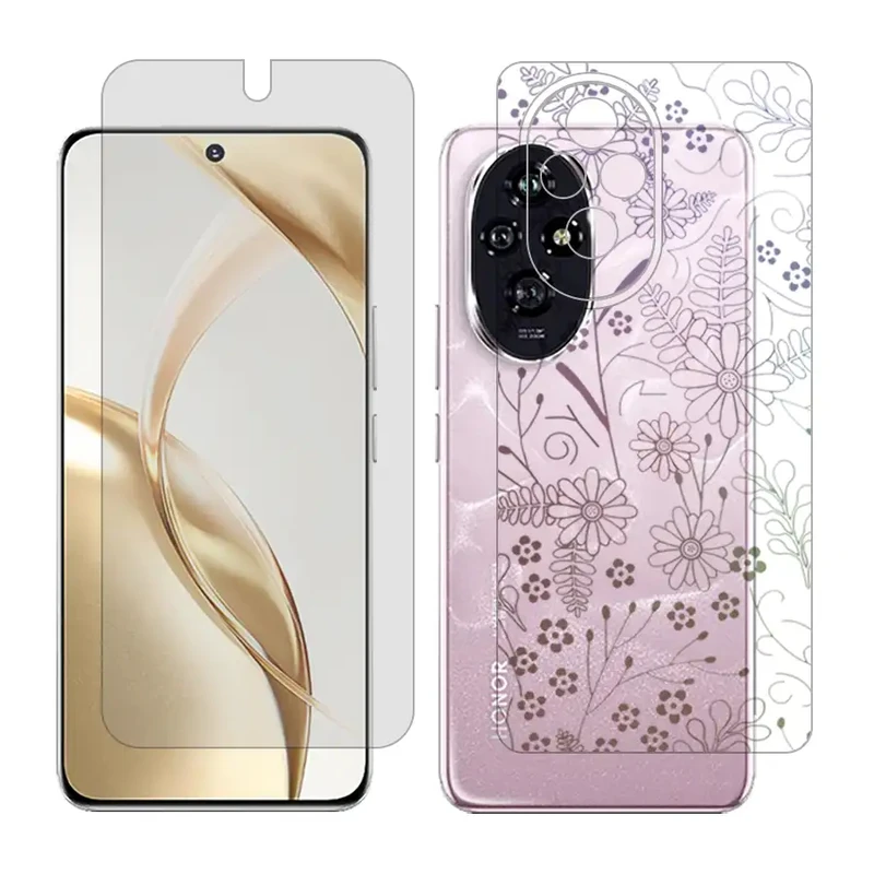 محافظ صفحه نمایش مات گلس مدل Together مناسب برای گوشی موبایل آنر 200 / Honor 200 به همراه برچسب پوششی پشت گوشی