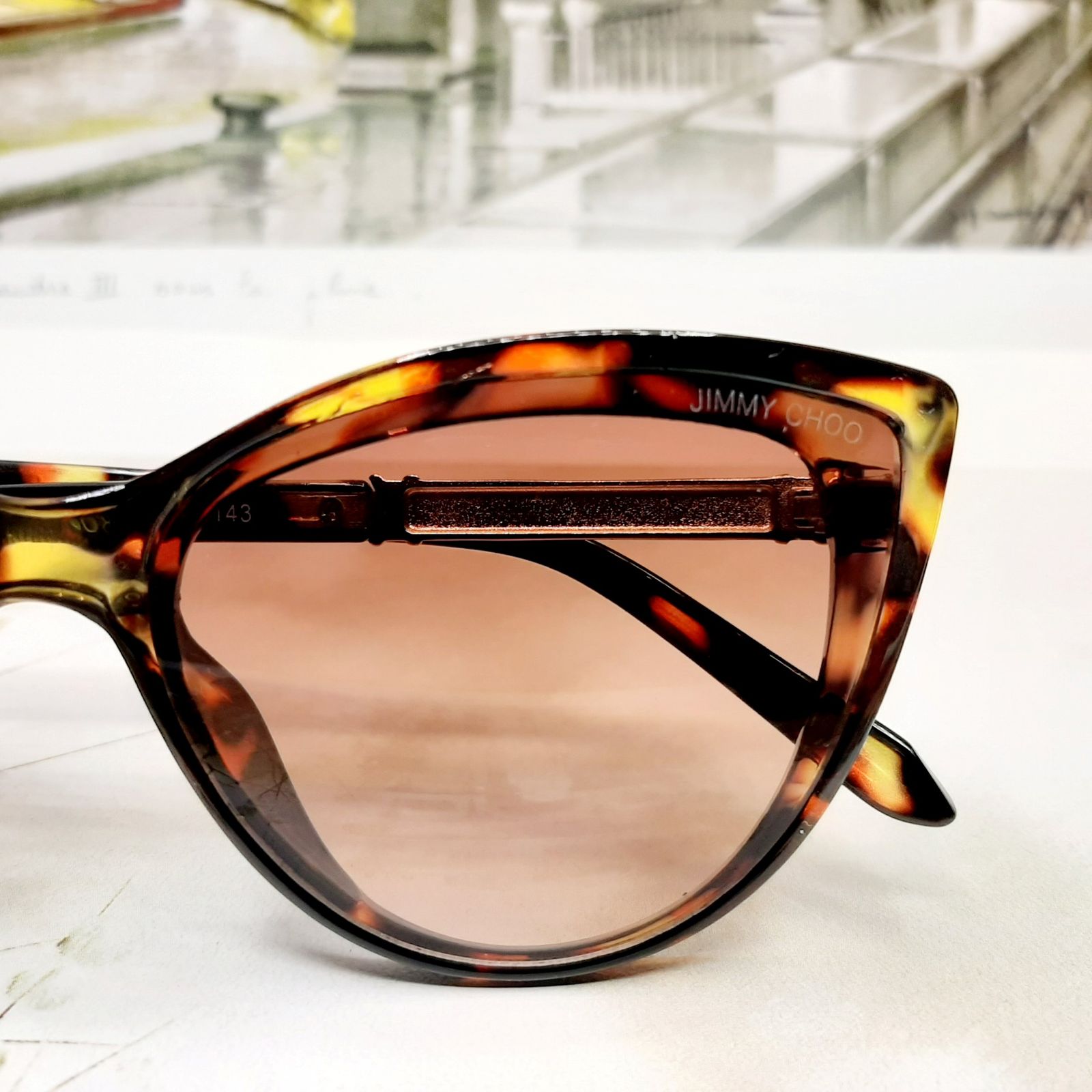 عینک آفتابی زنانه جیمی چو مدل J8808dubr -  - 6