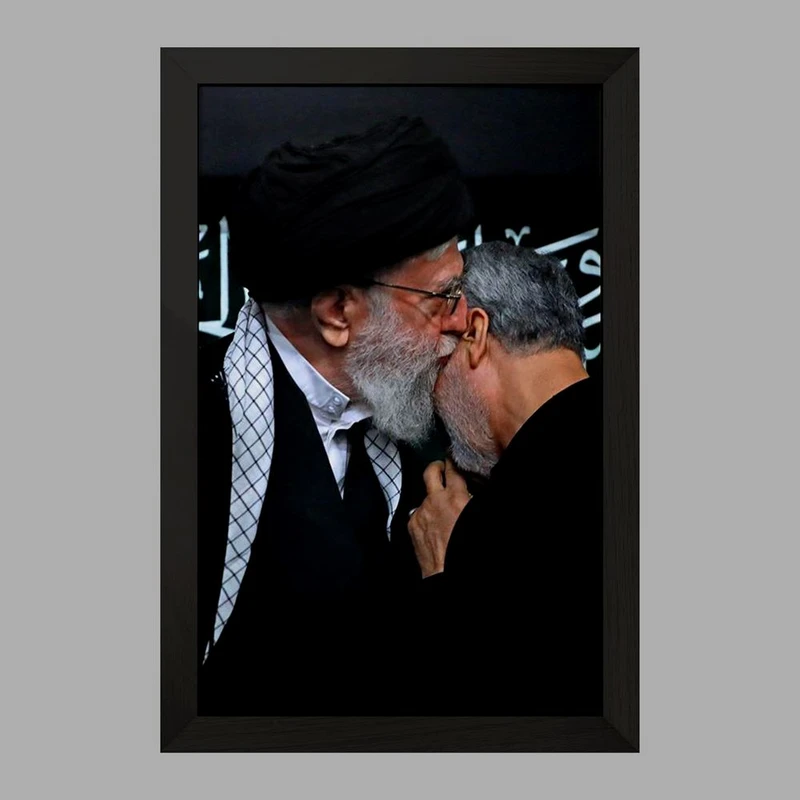 تابلو خندالو مدل سردار قاسم سلیمانی  کد 2597