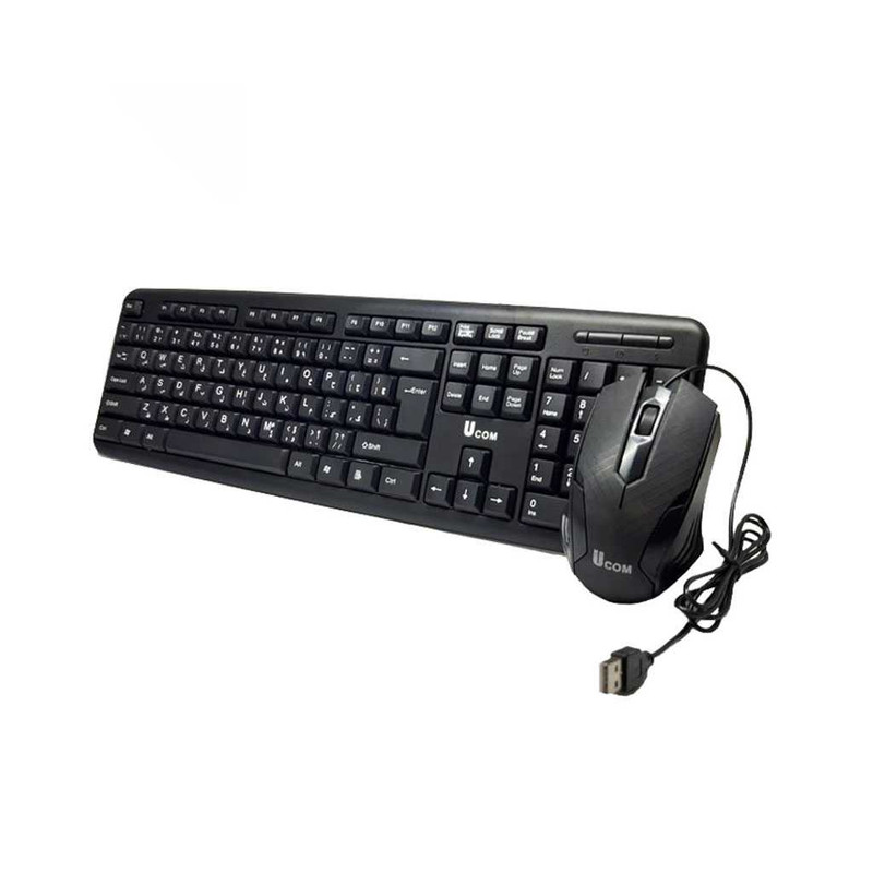 کیبورد و ماوس یوکام مدل 2860، سوئیچ ممبران، Full-size