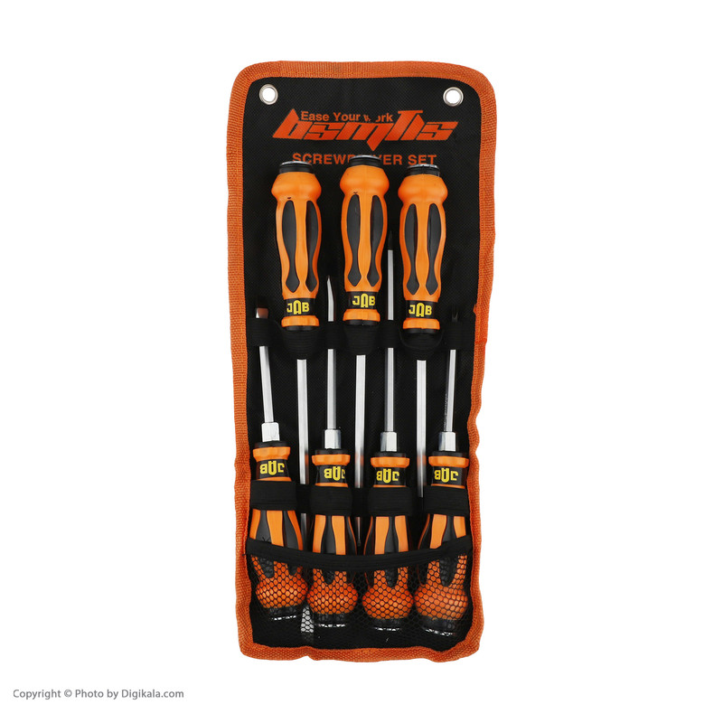 پیچ گوشتی ضربه خور جاب مدل 1888A بسته 7عددی پیچ گوشتی ضربه خور جاب مدل 1888A بسته 7عددی