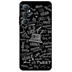Megafone Social Media 1898 Cover For Realme C65 4G