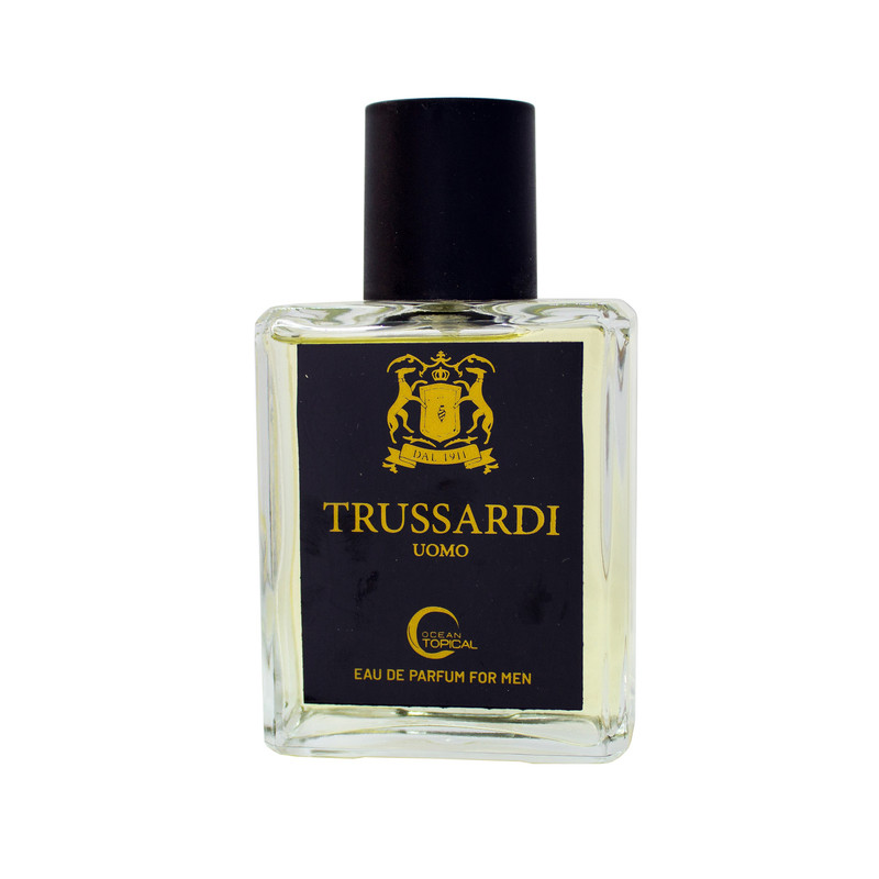 ست ادو پرفیوم مردانه اسکلاره مدل Trussardi Uomo حجم 105 میلی لیتر به همراه عطر جیبی مردانه اسکلاره مدل Trussardi Uomo حجم 30 میلی لیتر