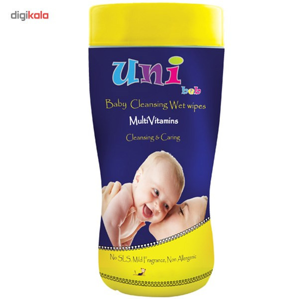 دستمال مرطوب یونی بب تمیز کننده کودک - بسته 54 عددی