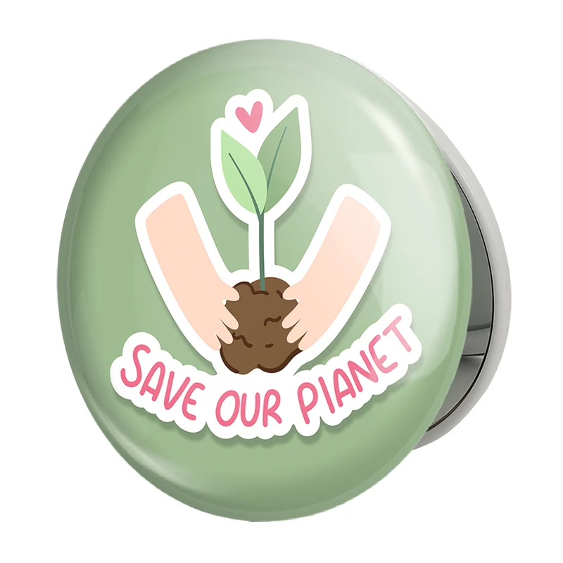 آینه جیبی خندالو طرح حمایت از محیط زیست مدل تاشو کد 25916 