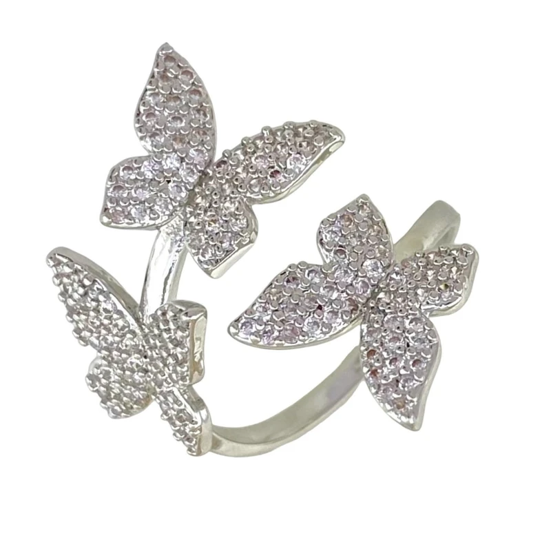 انگشتر زنانه مدل پروانه کد R4435