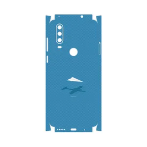 MAHOOT Minimal Paper Airplane-FullSkin Cover Sticker for Motorola One Action