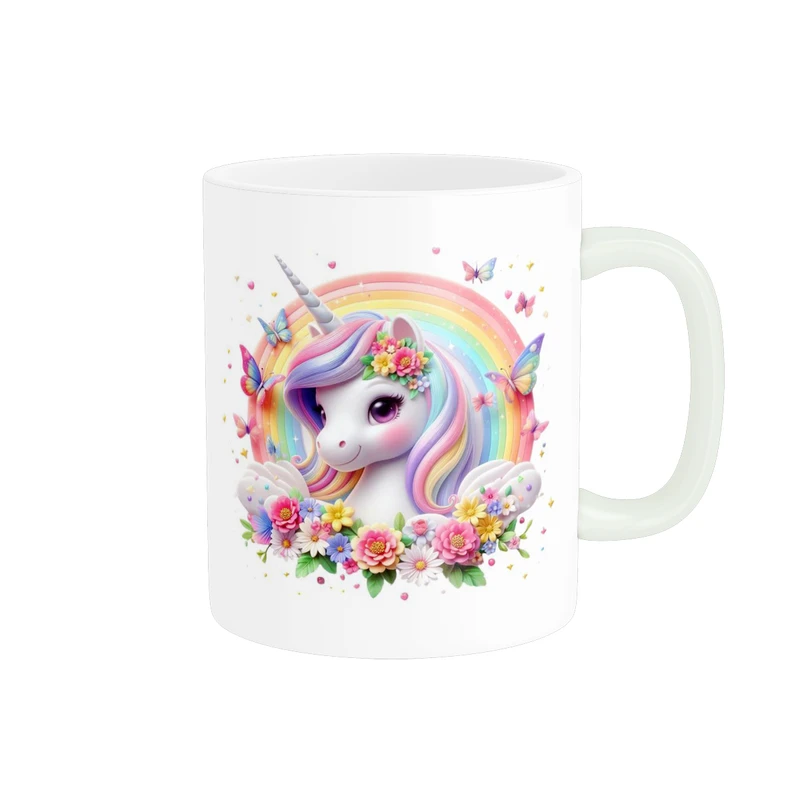 ماگ پاد آفرین طرح اسب تک شاخ کد 4554