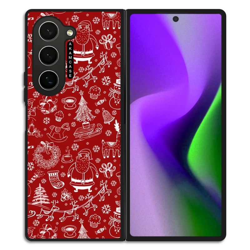 کاور آکام مدل AMC-WSGZFOLD6-CHRISTMAS-20 مناسب برای گوشی موبایل سامسونگ Galaxy Z Fold 6