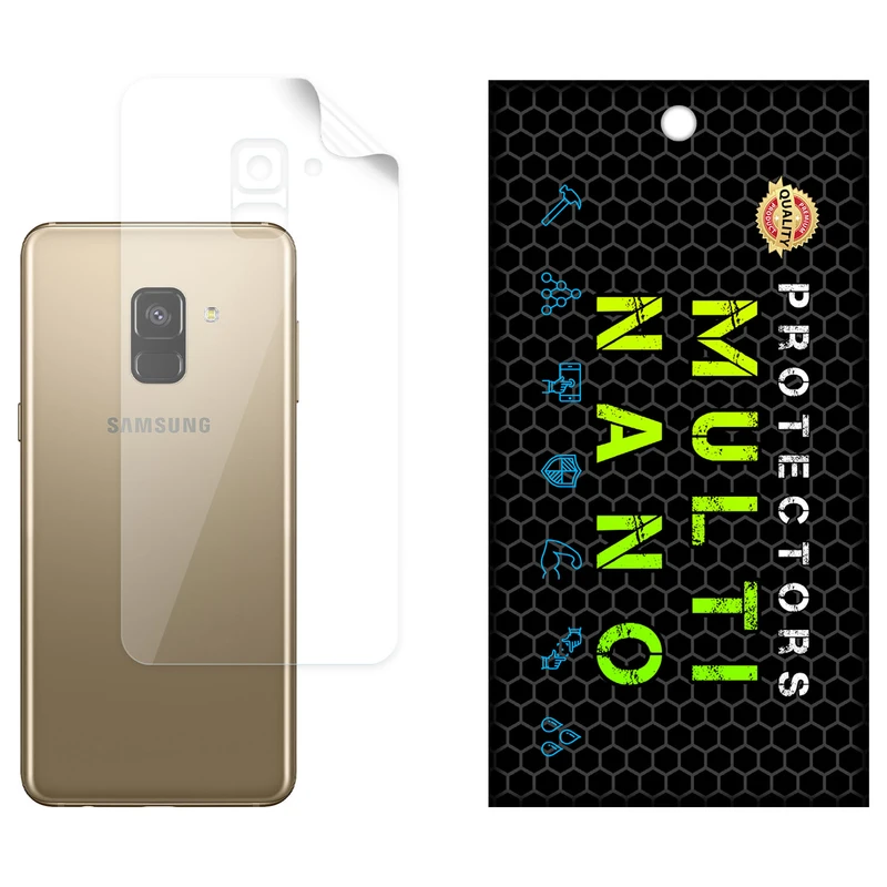 محافظ پشت شفاف نانو هیدروژل مولتی نانو مدل X-F1T مناسب برای گوشی موبایل سامسونگ Galaxy A8 2018