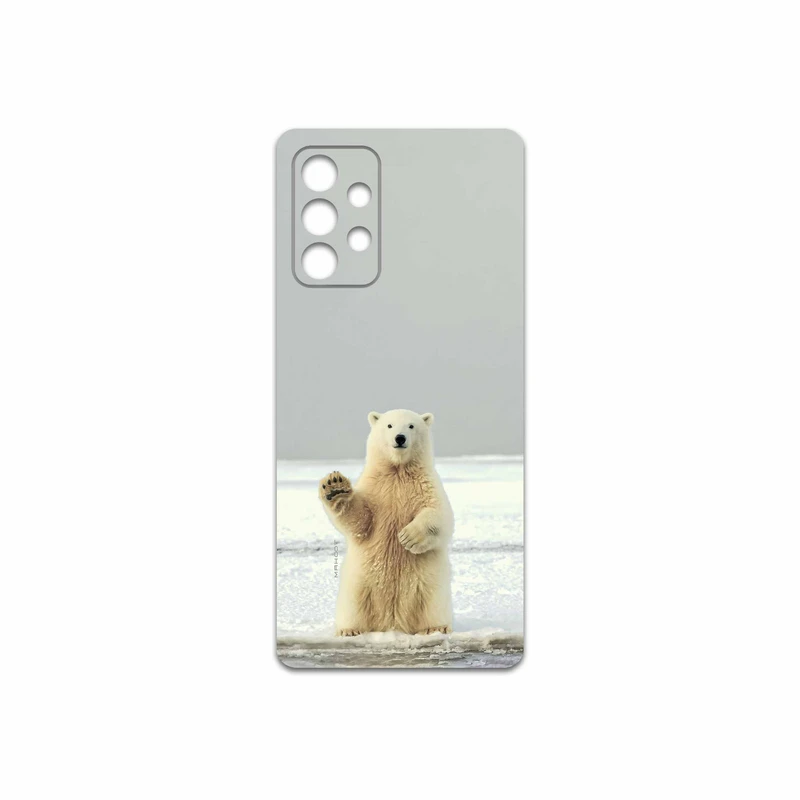 برچسب پوششی ماهوت مدل Polar-bear مناسب برای گوشی موبایل سامسونگ Galaxy A52s 5G