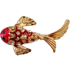 سنجاق سینه زنانه مدل ماهی کد MA750