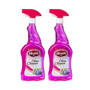 اسپری شیشه پاک کن هگزان مدل pink حجم 500 میلی لیتر مجموعه 2 عددی
