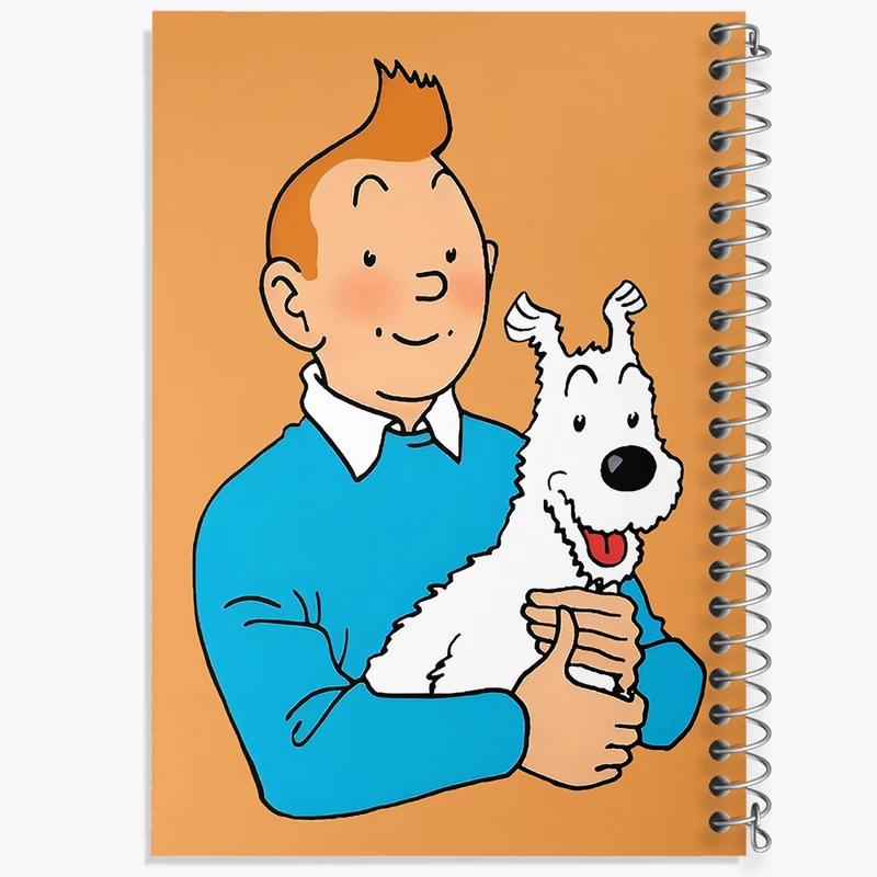 دفتر نقاشی 50 برگ خندالو طرح ماجراهای تن تن کد N2005