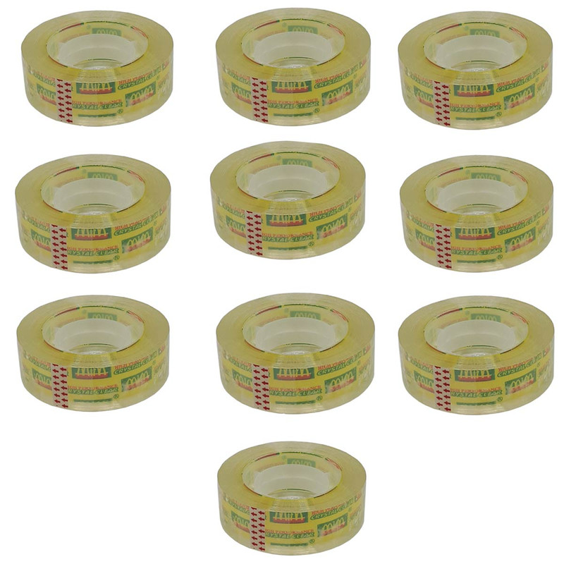  چسب نواری ام آی ام مدل Cristal Clear عرض 1.8 سانتی متر بسته 10 عددی 