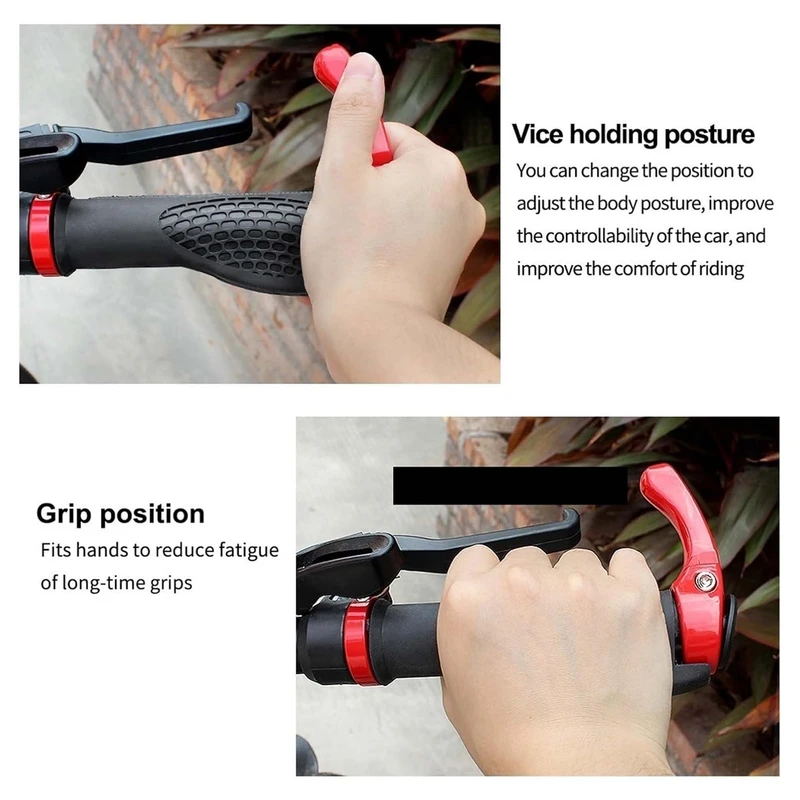 عکس شماره 4 : گریپ دسته دوچرخه راکس مدل شاخ گاوی طبی کد 1667 مجموعه 2 عددی