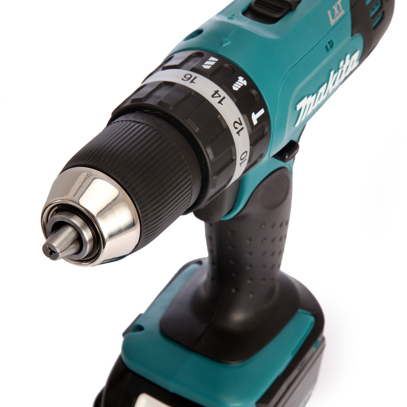 دریل پیچ گوشتی چکشی شارژی ماکیتا مدل DHP453RFE