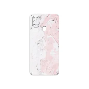 MAHOOT Blanco-Pink-Marble Cover Sticker for Samsung Galaxy M21