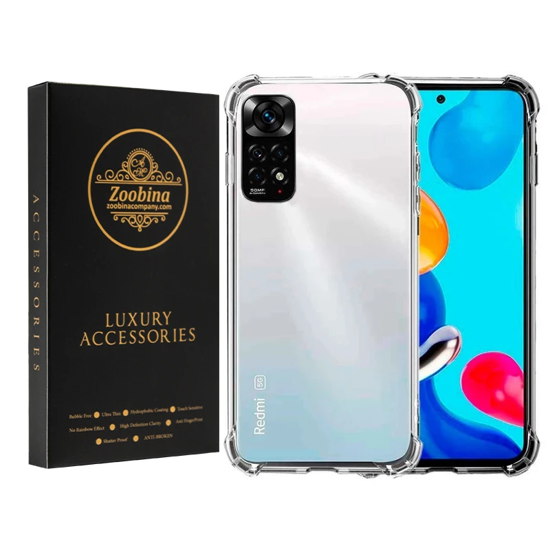کاور زوبینا مدل Sleek مناسب برای گوشی موبایل شیائومی Redmi Note 12 Pro 4G / Note 11 Pro 4G / 5G