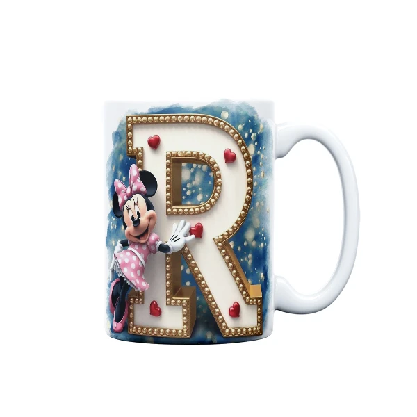  ماگ مدل حروف الفبا طرح میکی موس کد 1536