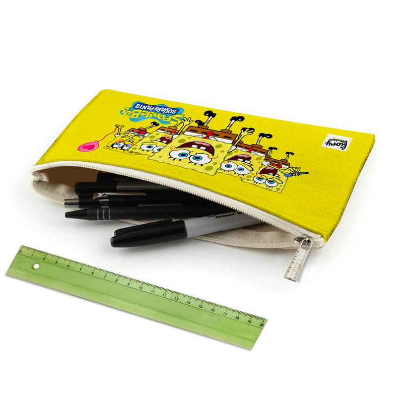 جامدادی مستر راد مدل باب اسفنجی طرح شلوار مربعی کد fiory 2034