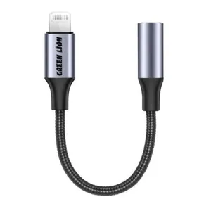 مبدل لایتنینگ به جک 3.5 میلی‌متری گرین لاین مدل GNEALTG35MM
