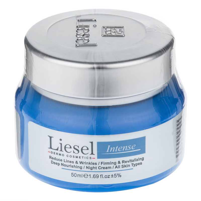 کرم شب ضد چروک لایسل مدل اینتنس مناسب انواع پوست حجم 50 میلی لیتر
