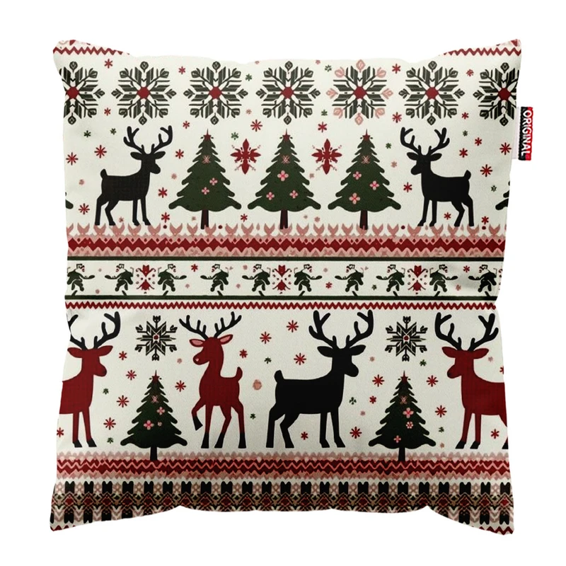 کوسن پاد آفرین مدل گوزن ها کد 567 سایز 30*30 سانتی متر