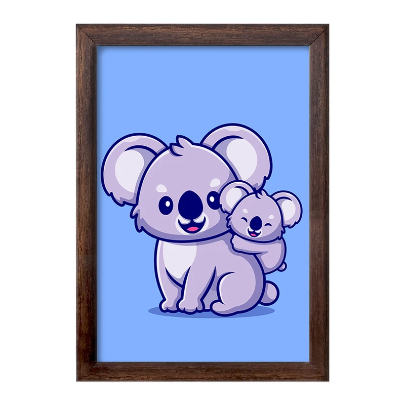 تابلو خندالو طرح حیوانات بامزه کوآلا کد 29632