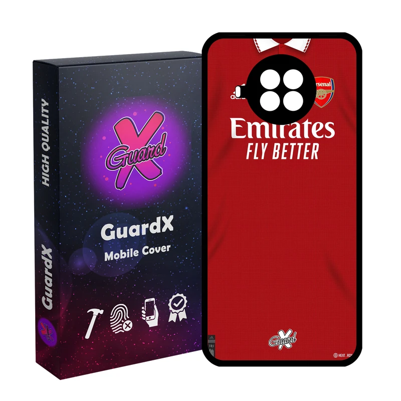 کاور گارد ایکس طرح آرسنال مدل Glass10467 مناسب برای گوشی موبایل شیائومی  MI 10T Lite/Redmi Note 9 Pro 5G/10I 5G