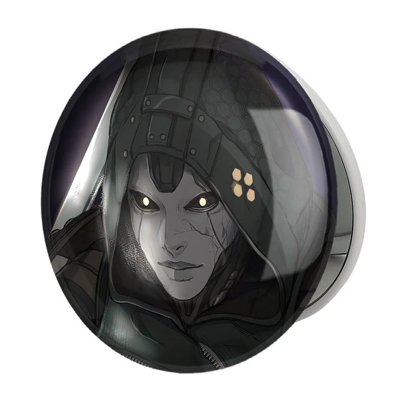 آینه جیبی خندالو طرح ash ایکس لجند مدل تاشو کد 30951