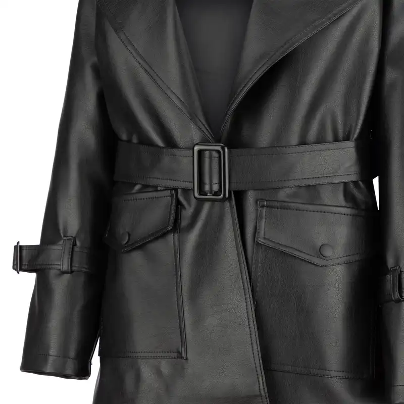 کت چرم زنانه السانا مدل آلیزا کد 168101