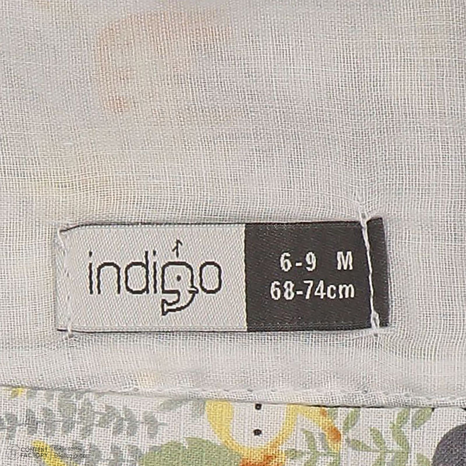 ست 3 تکه لباس نوزادی ایندیگو مدل 131661 رنگ سبز -  - 10