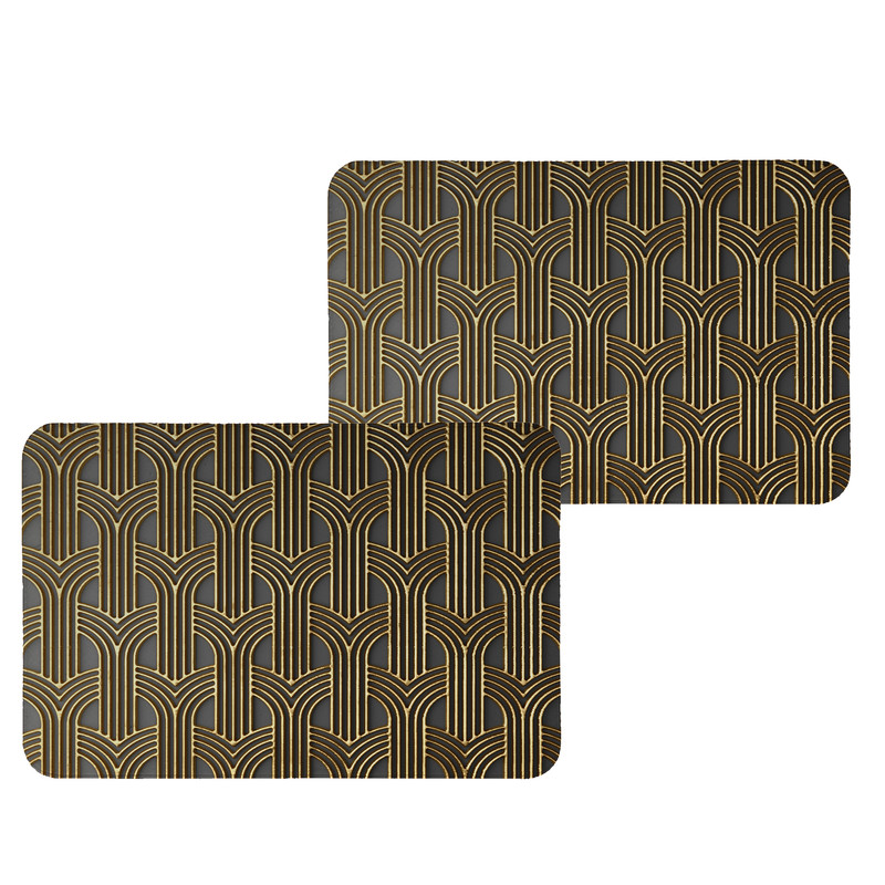 زیربشقابی طرح کلاسیک کد 8857 بسته 2 عددی 