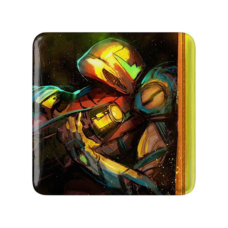 مگنت خندالو طرح بازی متروید (Metroid) مدل مربعی کد 35662
