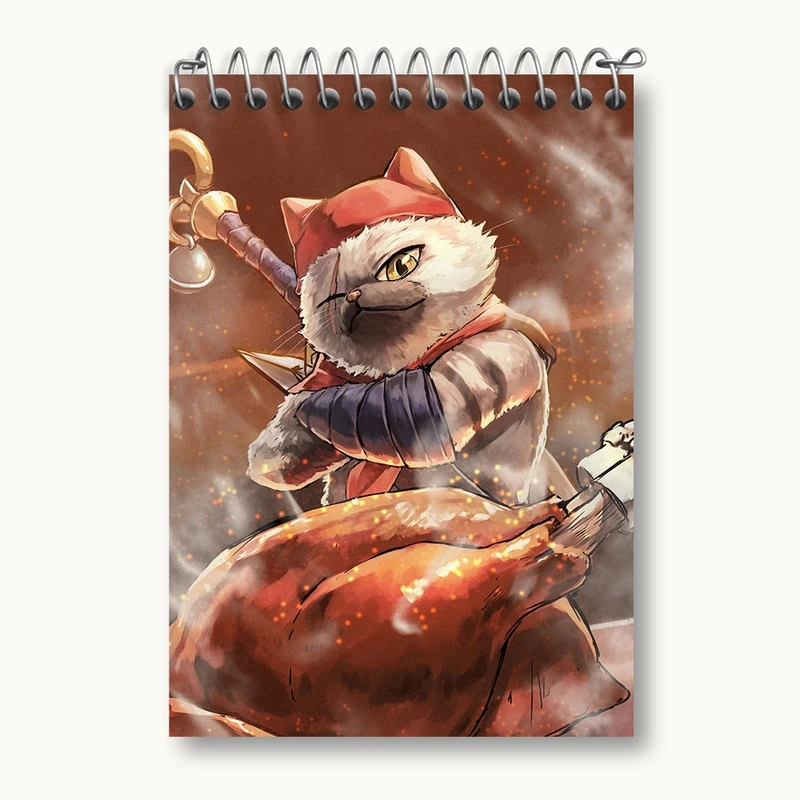 دفتر یادداشت 50 برگ خندالو مدل بازی شکارچی هیولا (Monster Hunter) کد 33249
