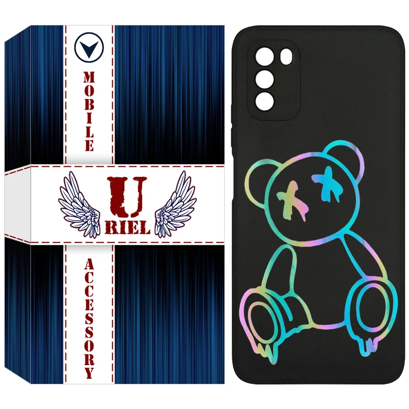 کاور یوریل قاب مدل KSH کد 44 طرح خرس رنگی مناسب برای گوشی موبایل شیائومی Poco M4 Pro 4G