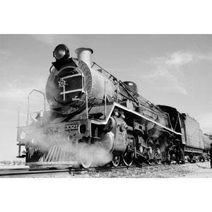 تابلو شاسی مدل عکس سیاه و سفید قطار T6968