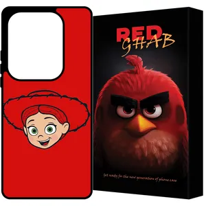  RED GHAB RCHAPN13P Cover For Xiaomi Redmi Note 13 Pro 4G / Poco M6 Pro 4G