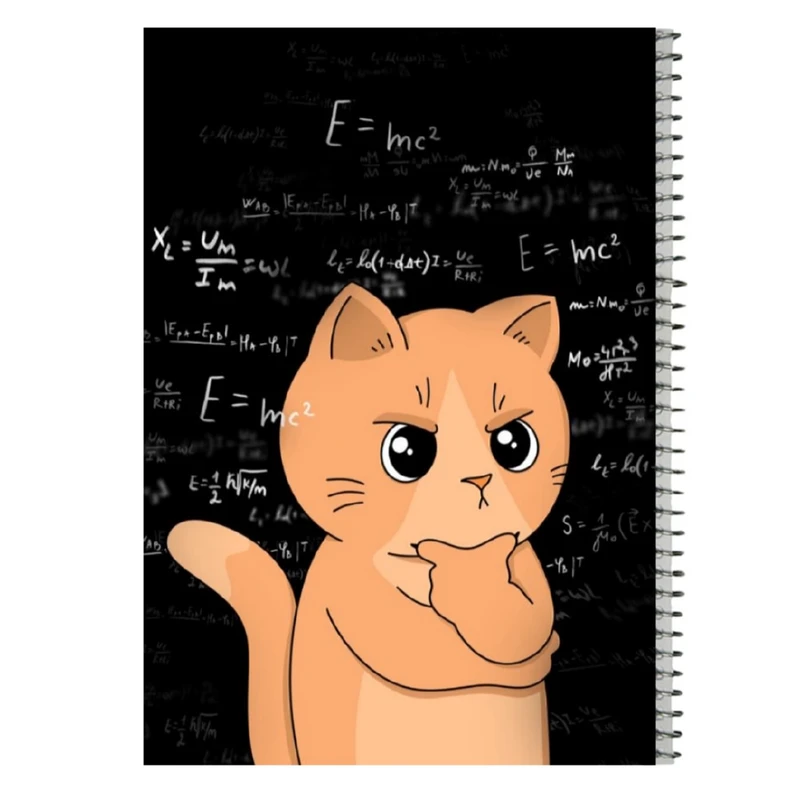 دفتر مشق 80 برگ مدل گربه کد 5