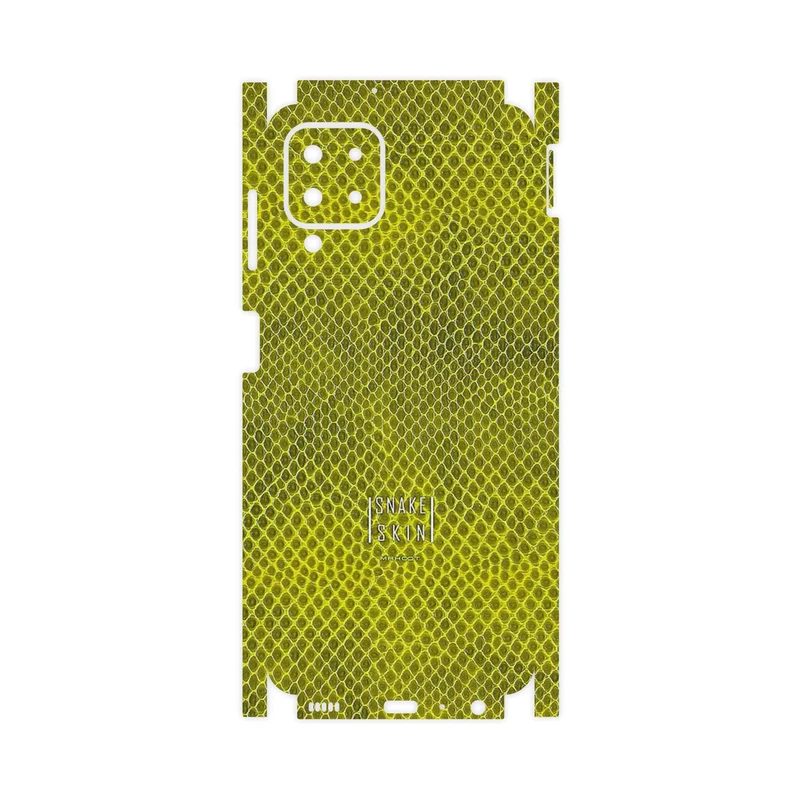 برچسب پوششی ماهوت مدل Yellow Snake Skin-FullSkin مناسب برای گوشی موبایل سامسونگ Galaxy A22 4G
