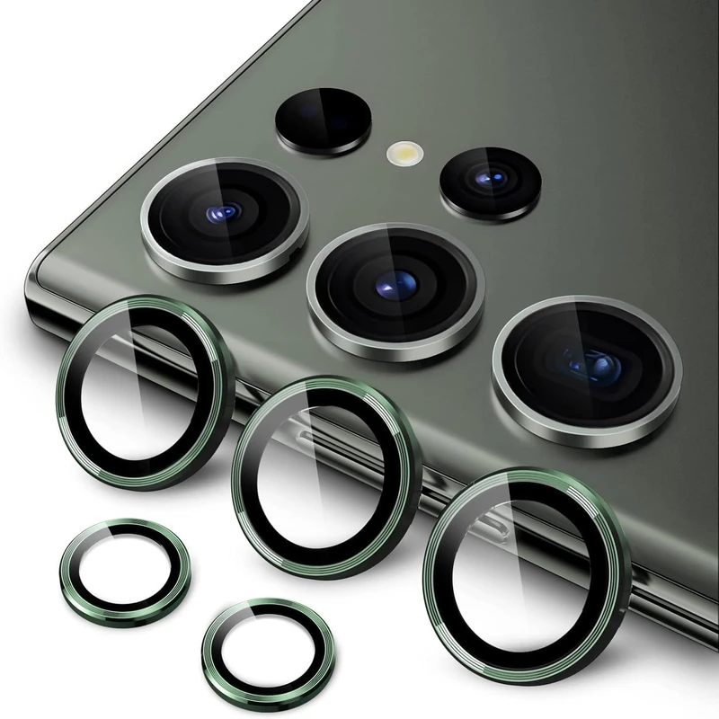 محافظ لنز دوربین گوف مدل رینگی مناسب برای گوشی موبایل سامسونگ Galaxy S23 Ultra