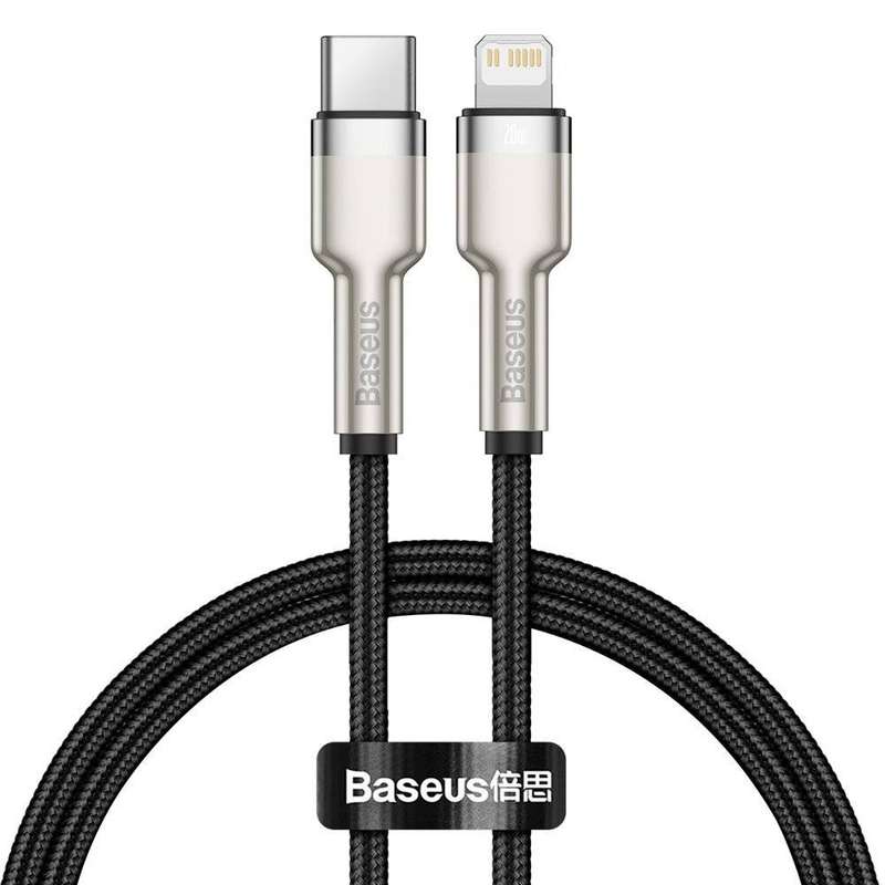 کابل تبدیل USB-C به لایتنینگ باسئوس مدل CATLJK 20W طول 2 متر کابل تبدیل USB-C به لایتنینگ باسئوس مدل CATLJK 20W طول 2 متر