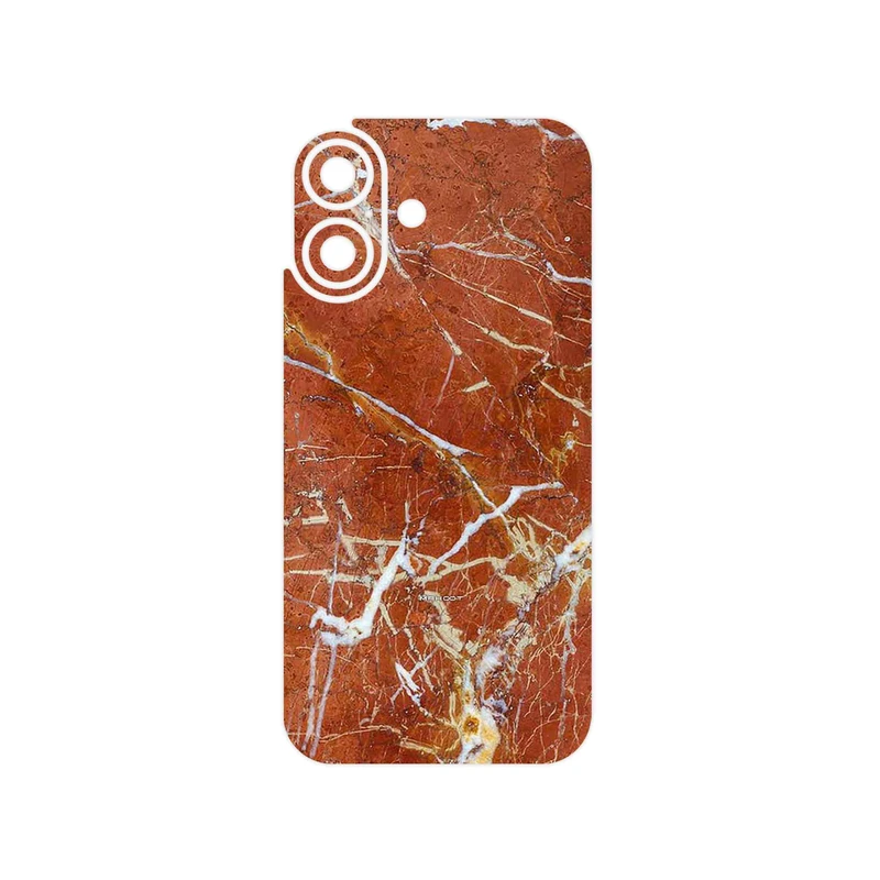 برچسب پوششی ماهوت مدل Red Marble مناسب برای گوشی موبایل اپل iPhone 16